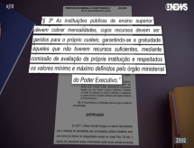 Acordo suspende tramitação da PEC que prevê cobrar mensalidade em universidade pública