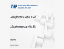 INEP libera os slides utilizados na apresentação ocorrida no dia 09/04