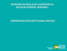 Apresentação da SERES feita ao Fórum