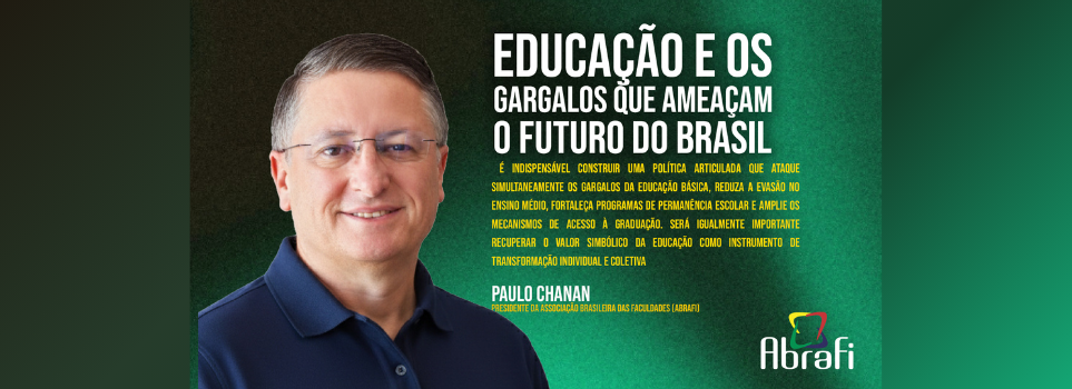 Por Paulo Chanan: Educação e os gargalos que ameaçam o futuro do Brasil