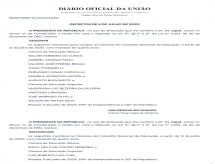 Conselheiros nomeados para o CNE