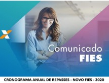 Comunicado NOVO FIES - Prorrogação Aditamento 2_2020 e Mensagem Null  