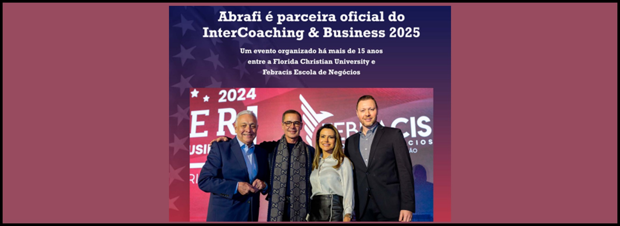 Abrafi é parceira oficial do InterCoaching & Business 2025
