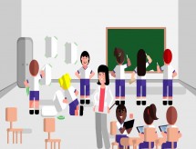 ‘Ensino híbrido’: as dificuldades para o aprendizado com parte da turma on-line e a outra na sala de aula
